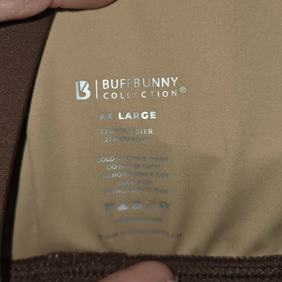 NWOT BuffBunny Airbrush Laser Cut Sports Bra - Picture 5 of 6